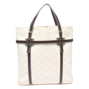 Loewe Tote Bag Anagram calfskin Leather White